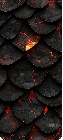 Fantasy Dragon Scale - Magnetic Bookmarks