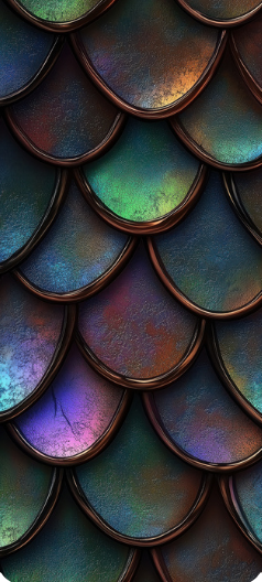 Fantasy Dragon Scale - Magnetic Bookmarks