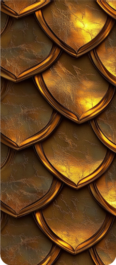 Fantasy Dragon Scale - Magnetic Bookmarks