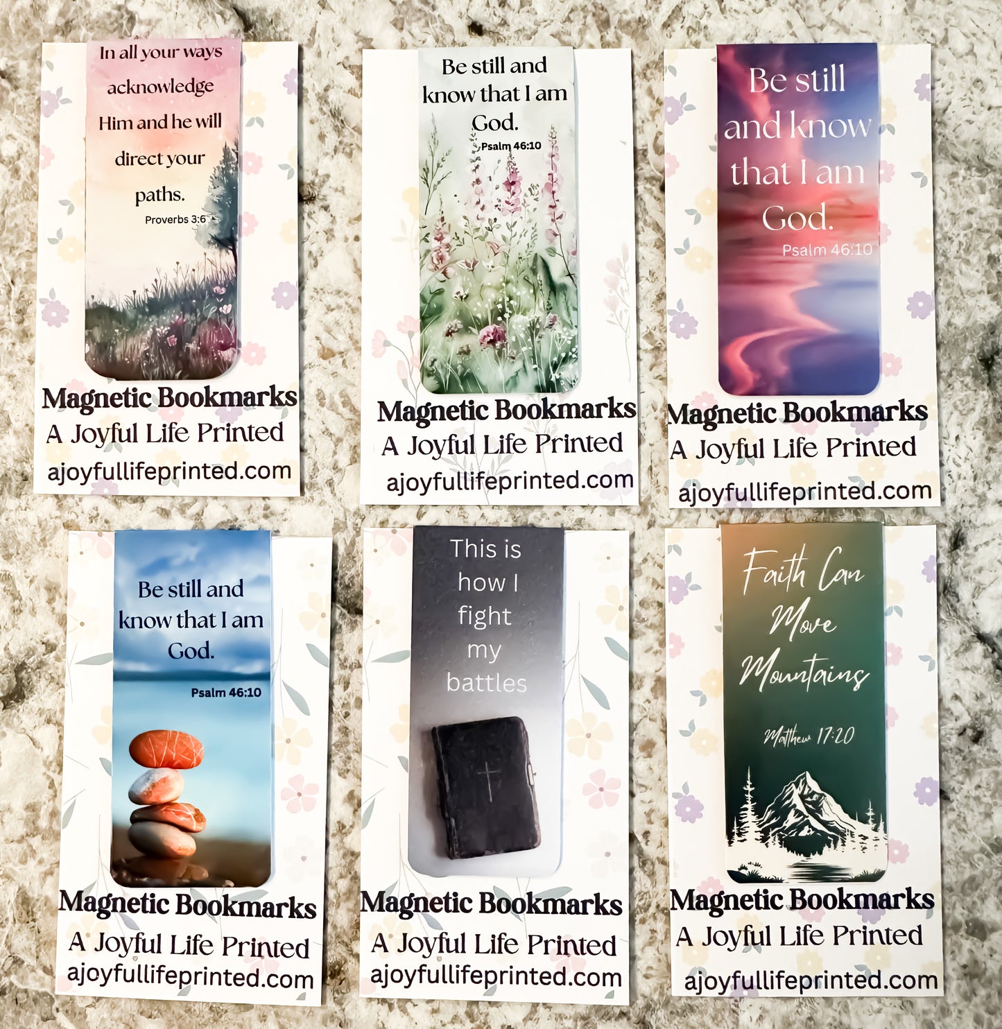 Anchored in Faith - Magenetic Bookmarks