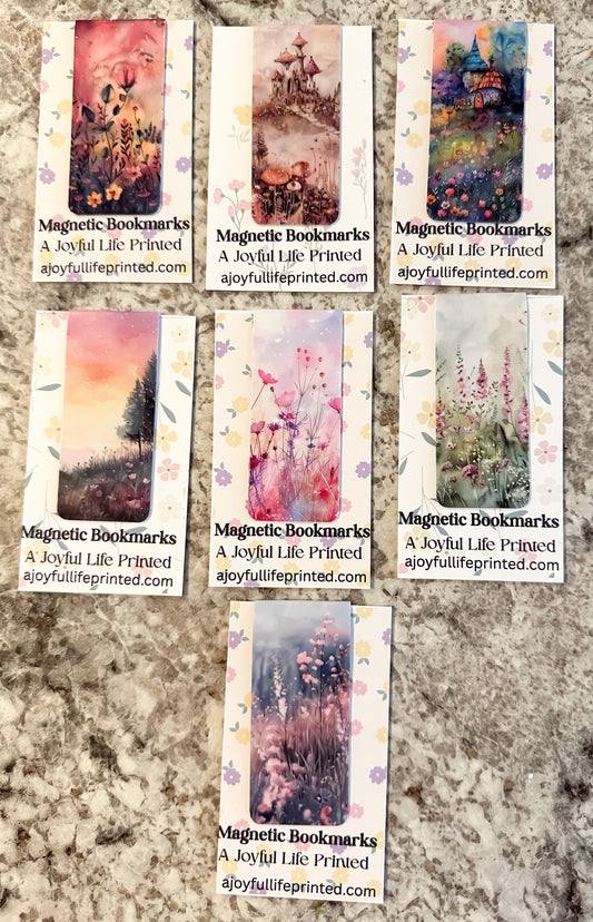 Fantasy Garden - Magnetic Bookmarks